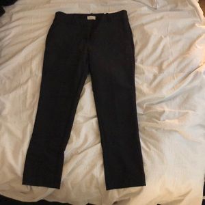 Loft modern skinny ankle black pants